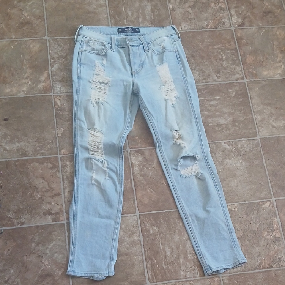 GUC Hollister Low Rise Crop Boyfriend Size 0R W24 L25